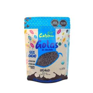 Gotas de chocolate 55% cacao bolsa 200gr Calypso - Imagen 1