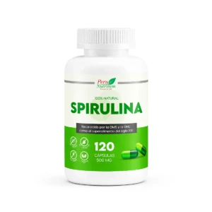 Capsulas de Spirulina 120caps PeruNutrition