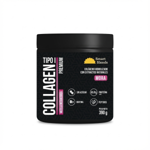 Colageno Premium Tipo 1 Mora 390gr Smartblends