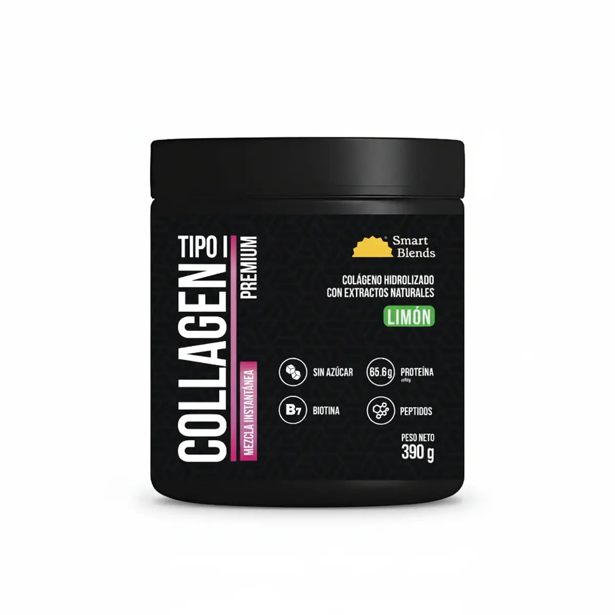 Colageno Premium Tipo 1 Limon 390gr Smartblends