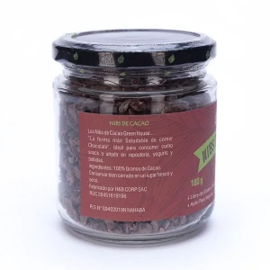 Nibs de Cacao Frasco 180gr Green House - Imagen 3