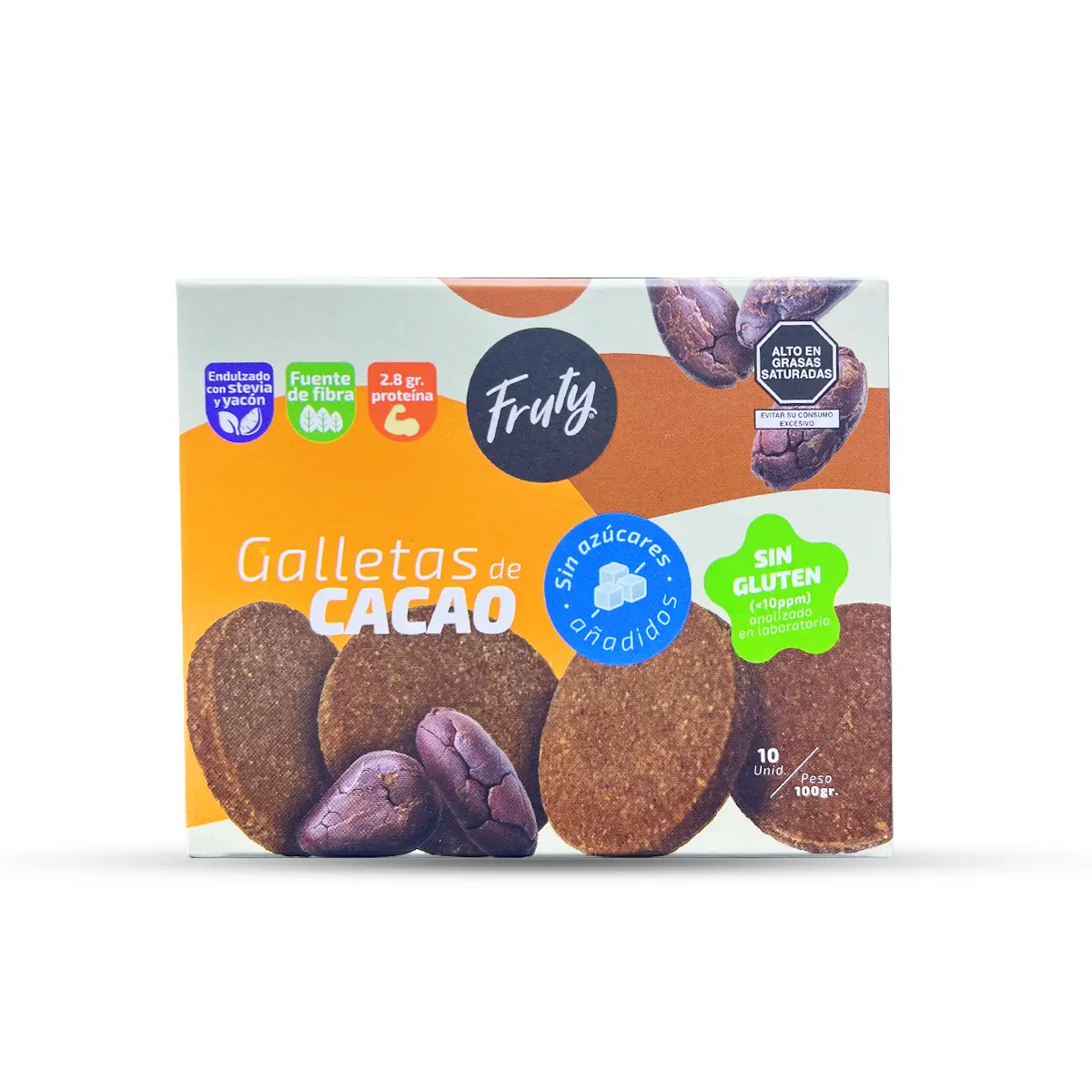 Galletas de Cacao GF 100gr Fruty