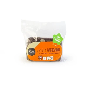Mini Keke de Cacao y Almendra 90gr Fruty - Imagen 1