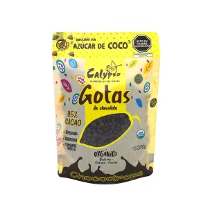 Gotas Con Azúcar Coco 85% Bolsa 200gr Calypso