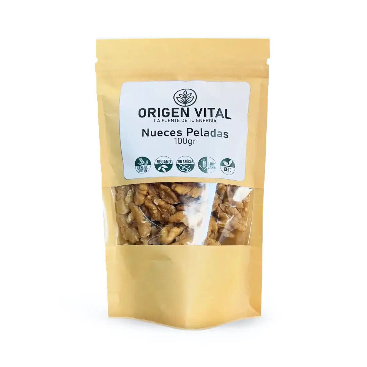 Nueces Peladas 100gr Origen