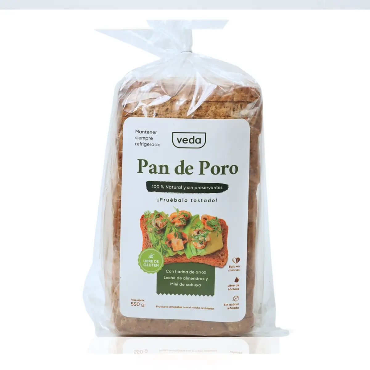 Pan de Poro 550gr Veda