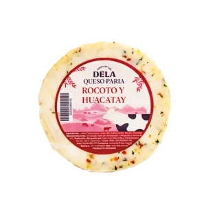 Queso Paria con Rocoto Huacatay 300gr Dela