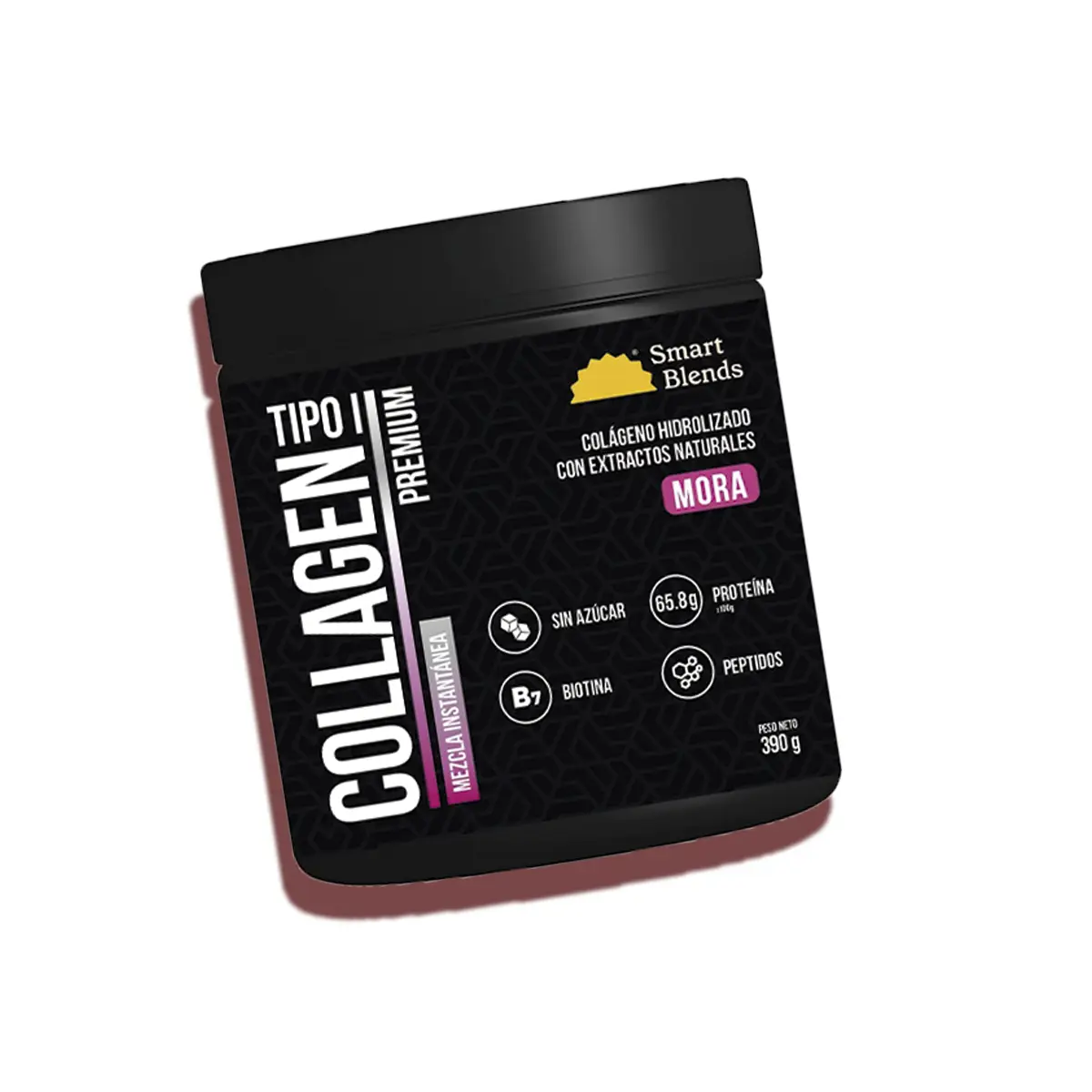 Colageno Premium Tipo 1 Mora 390gr Smartblends