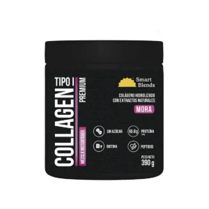 Colageno Premium Tipo 1 Mora 390gr Smartblends