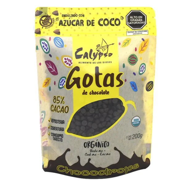 gotas 85 chispas de chocolate