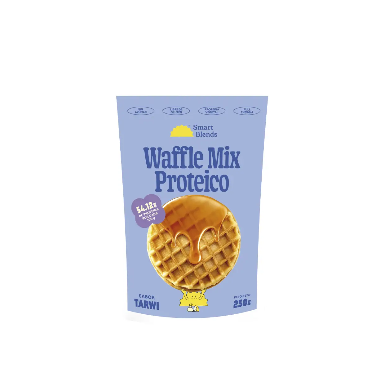 Waffle Mix Proteico Tarwi 250gr Smartblends