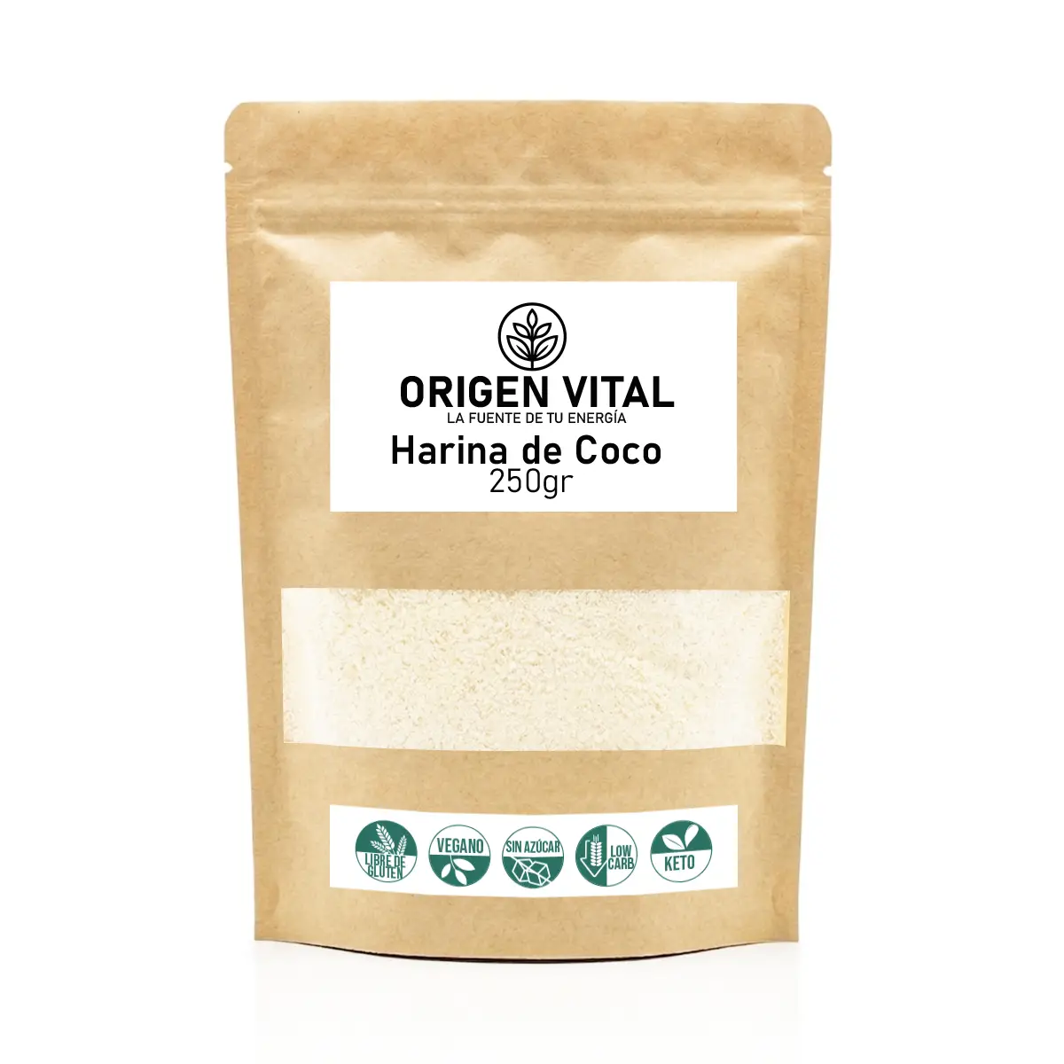 Harina de Coco 250gr Origen