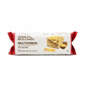 Galleta de Arroz Y Multicereales 60gr AndeanRice