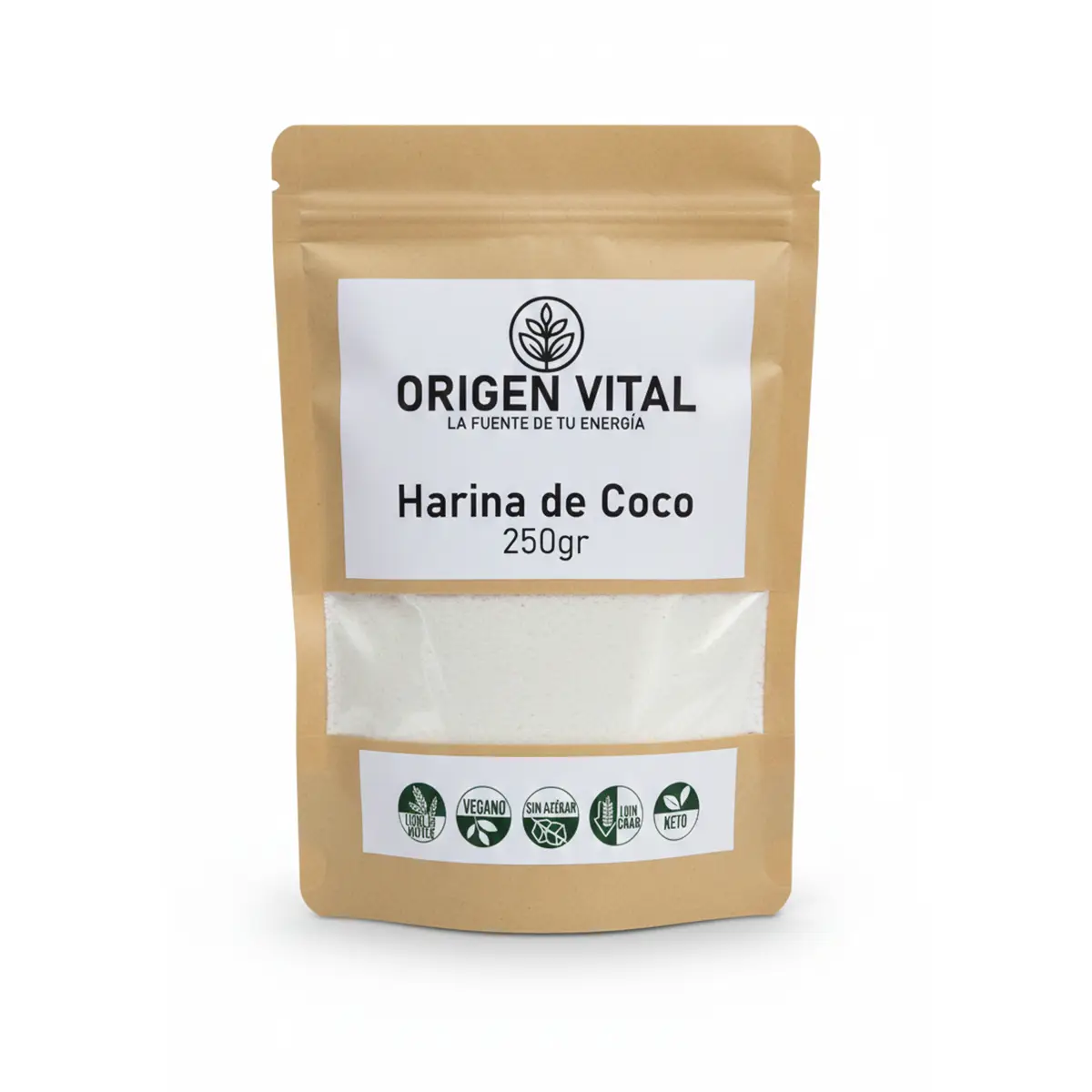 Harina de Coco 250gr Origen