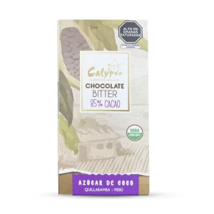 Barra Chocolate 85% C/Azúcar Coco 50gr Calypso