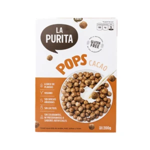 Cereal Pops Cacao 200gr LaPurita