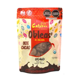 obleas de chocolate