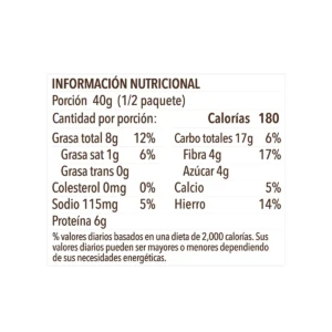 Rosquitas de Avena Cacao 80gr LaPurita - Imagen 3