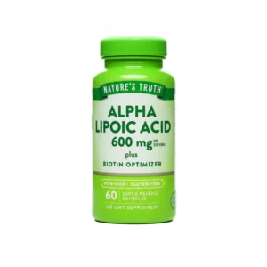Capsulas de Alpha Lipoico 60caps Natures Truth - Imagen 1
