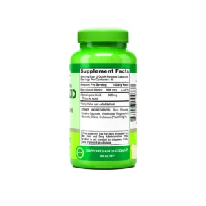 Capsulas de Alpha Lipoico 60caps Natures Truth - Imagen 2