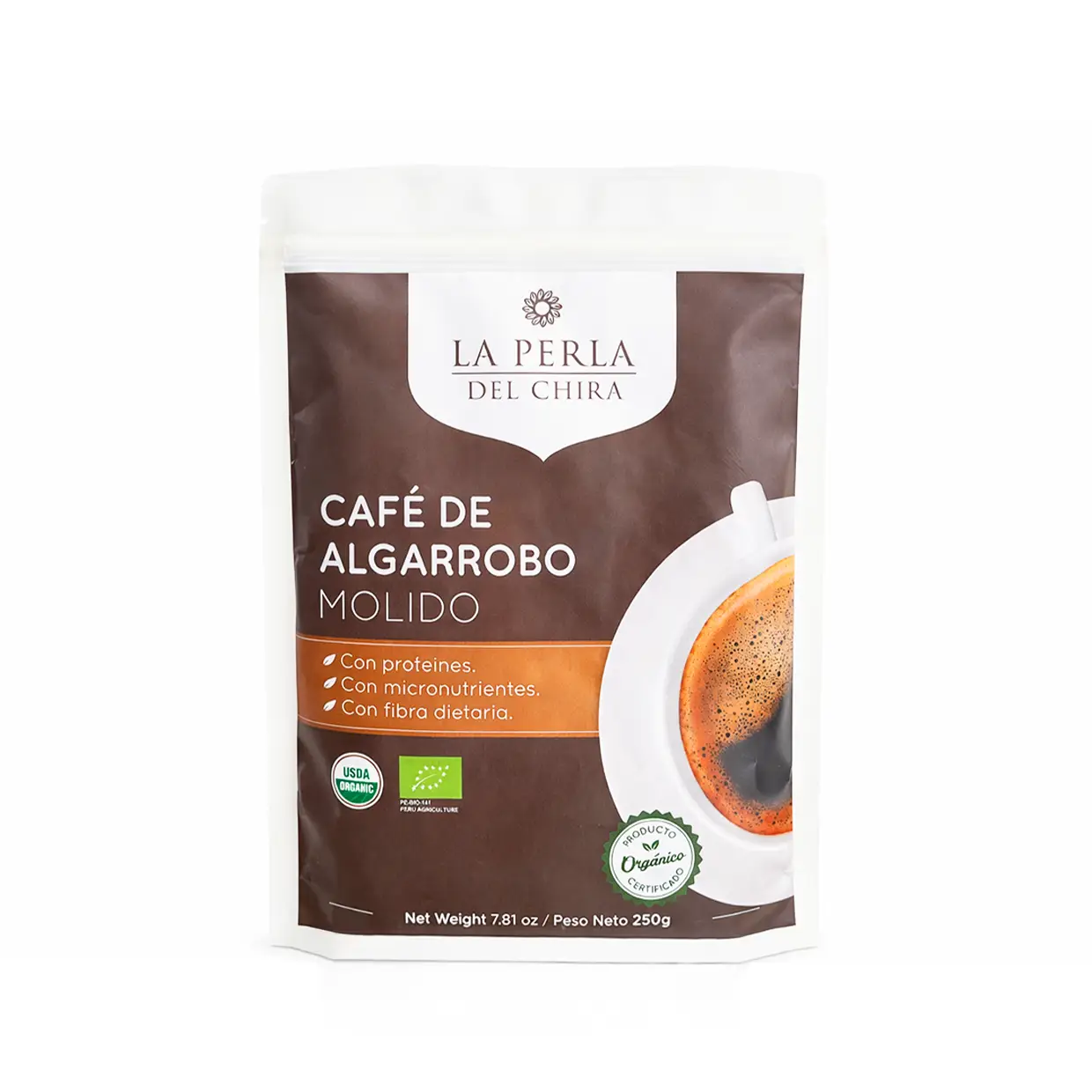 Cafe de Algarrobo Molido 250gr LaPerla
