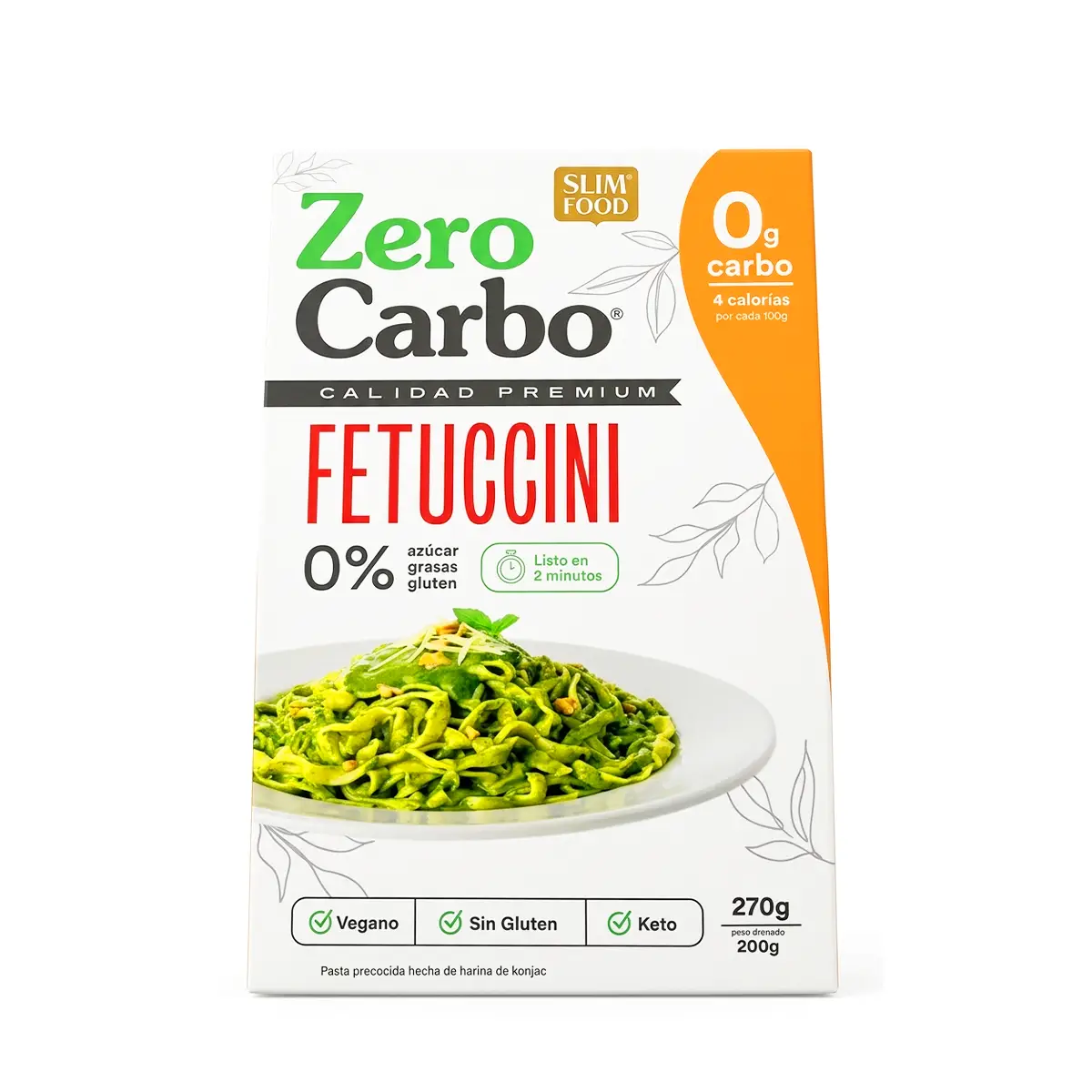 Pasta Fetuccini 270gr ZeroCarbo
