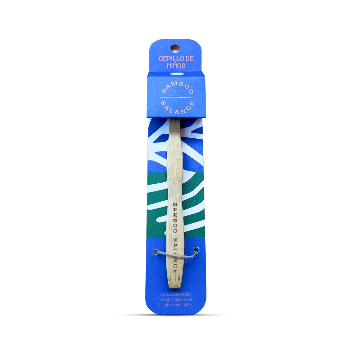 Cepillo de Bambu Niños BambooBalance