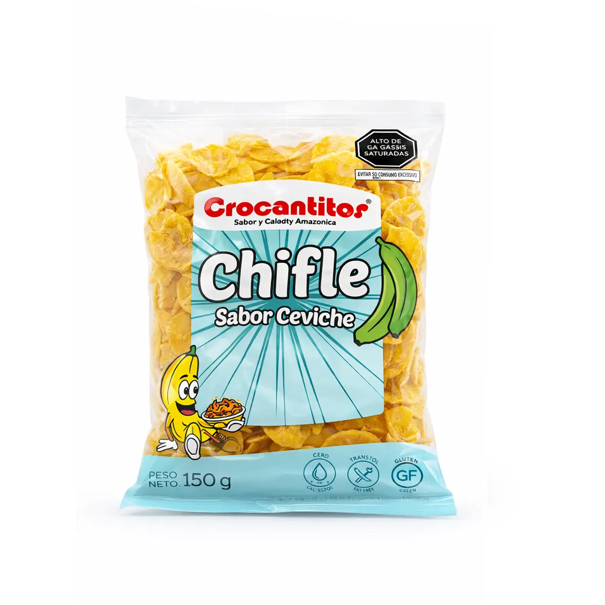 Chifle Sabor Ceviche 150gr Crocantitos