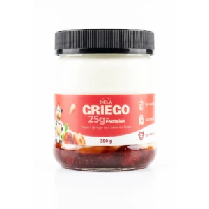 Yogurt Griego de Fresa 350gr Dela - Imagen 1