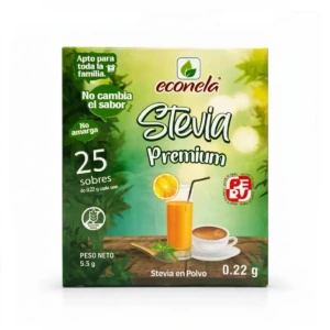 Stevia Premium 25sobres Econela