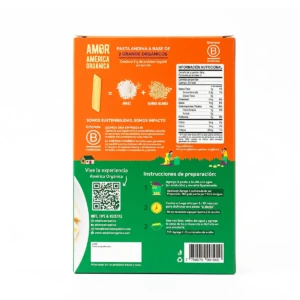 Pasta Andina Penne 227gr AmericaOrganica - Imagen 3