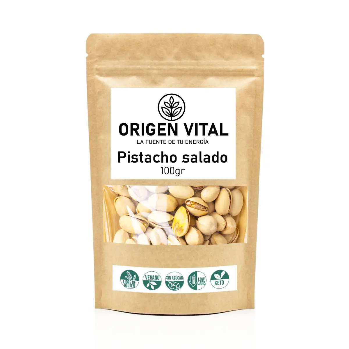 Pistacho Salado 100gr Origen