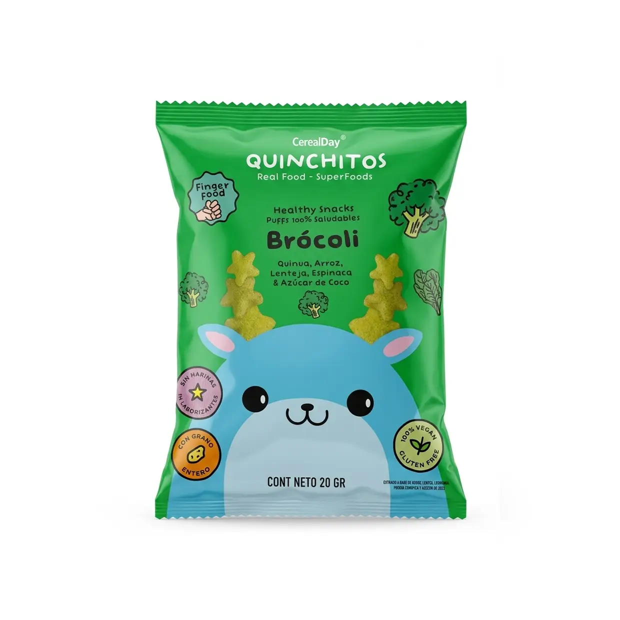 Puffs de Brocoli 20gr Quinchitos