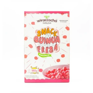 Snack Quinua Fresa 180gr Wiraccocha