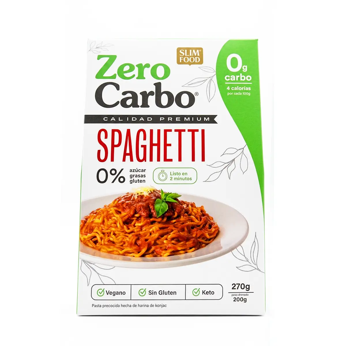 Pasta Spaghetti 270gr ZeroCarbo