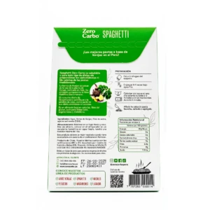 Pasta Spaghetti 270gr ZeroCarbo - Imagen 3