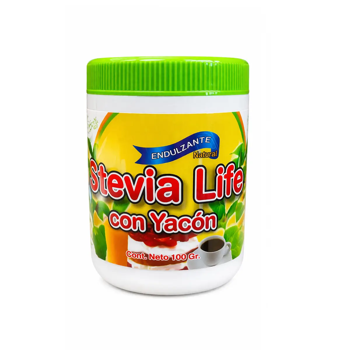 Stevia Life C/Yacon Frasco 100gr EcoNatural