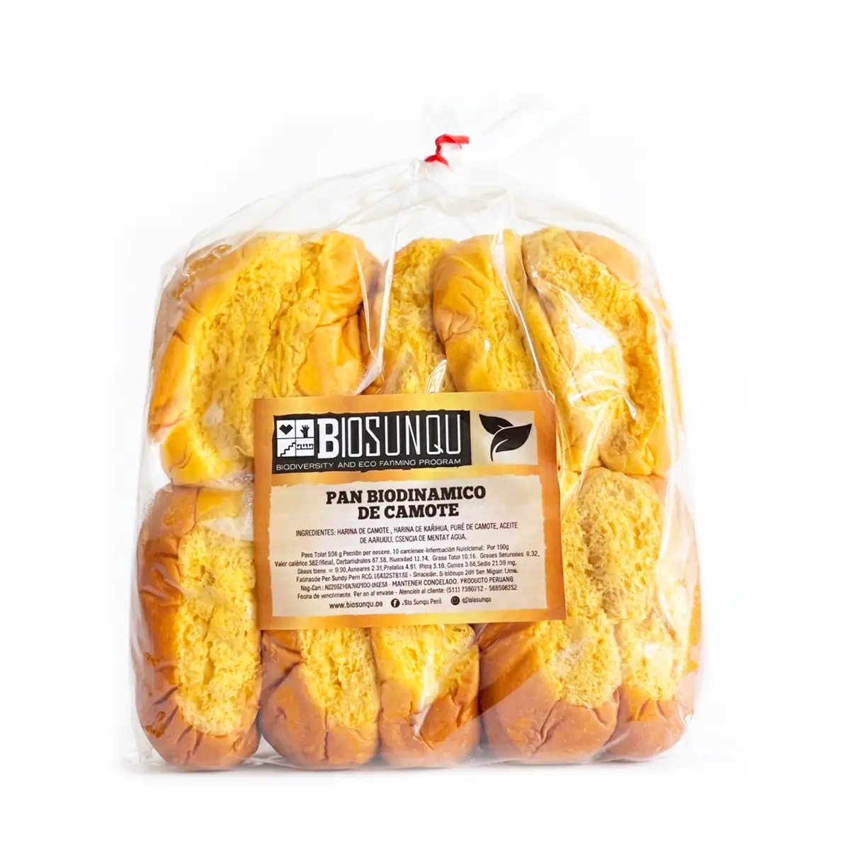 Pan de Camote 538gr Biosunqu