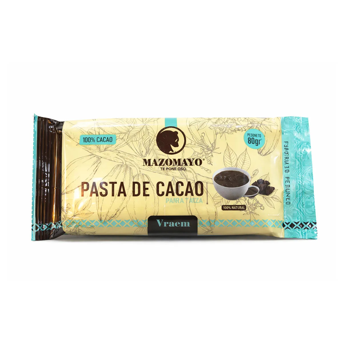 Pasta de Cacao 80gr Mazomayo